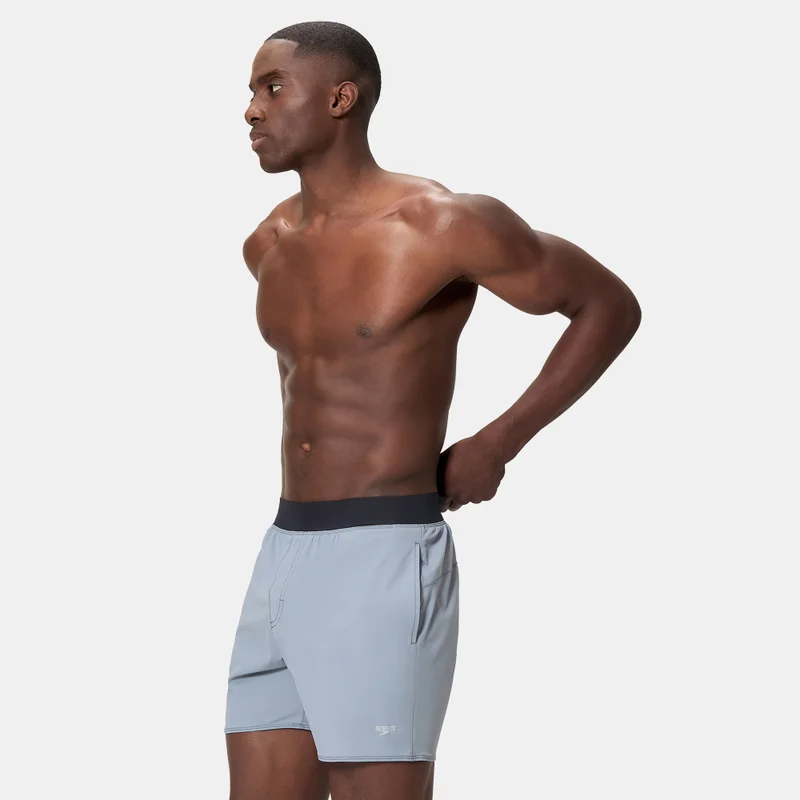 speedo Grey Men's Solid Lookout Volley Swimming Shorts for Men | Best Price UAE